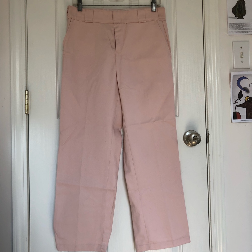 Dickies Wide Leg Pants Pale Pink Size 6